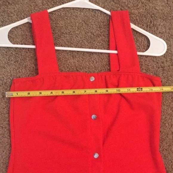 Boohoo Popper Front Square Neck Bodycon Dress - Picture 7 of 9